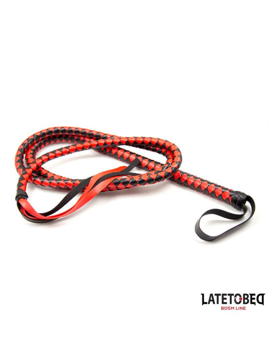 Látigo Largo Rojo y Negro 210cm