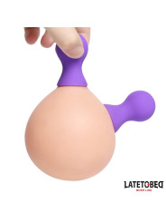 Succionador Pezones Silicona Púrpura