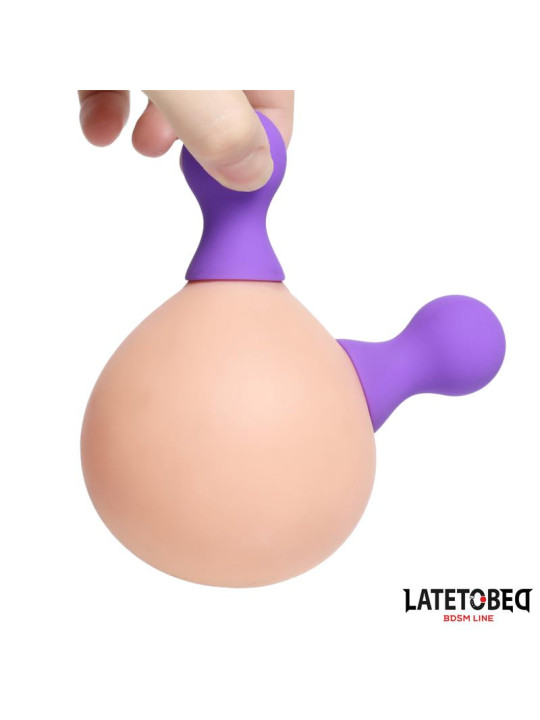 Succionador Pezones Silicona Púrpura