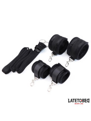 Restricciones de Cama Negro Ajustable