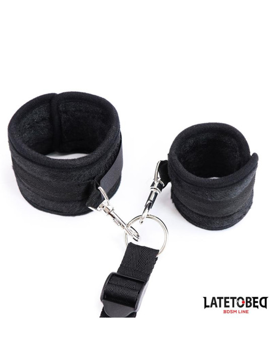 Restricciones de Cama Negro Ajustable