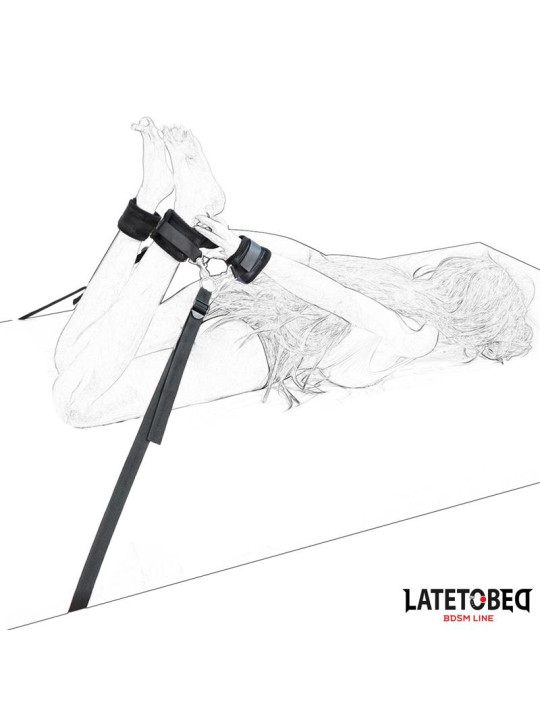 Restricciones de Cama Negro Ajustable