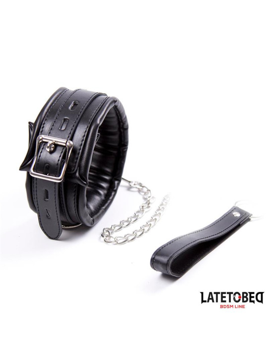 Collar Acolchado Grande con Correa
