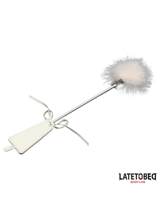 Plumero con Fusta Blanco