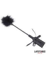 Plumero con Fusta Encaje y Lazo Negro