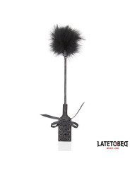 Plumero con Fusta Encaje y Lazo Negro