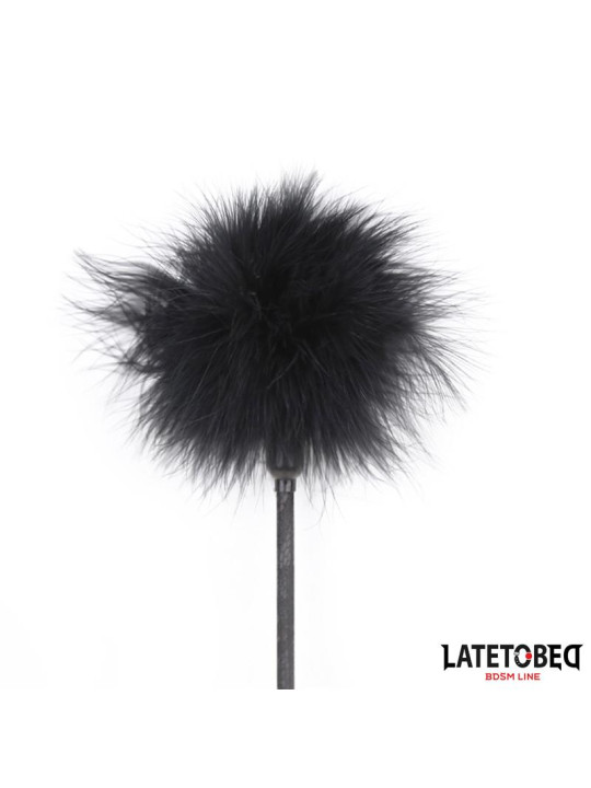 Plumero con Fusta Encaje y Lazo Negro