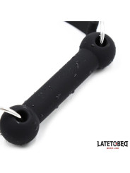 Mordaza Hueso Silicona Negro Ajustable