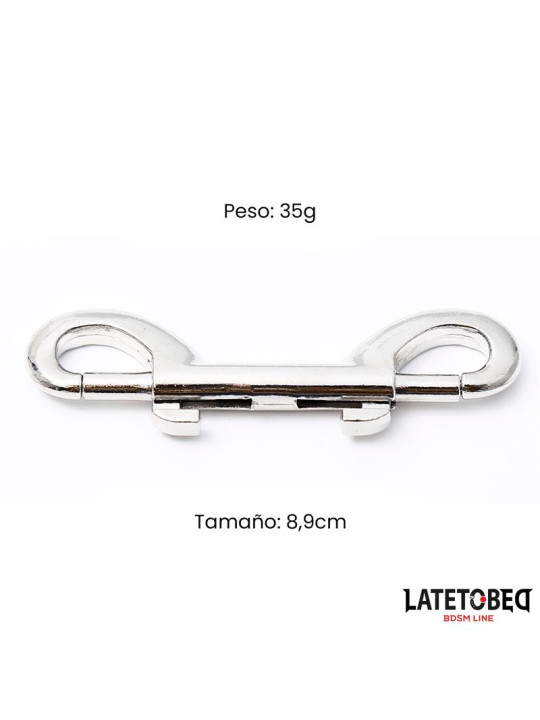 Mosquetón Metálico de Doble Extremo