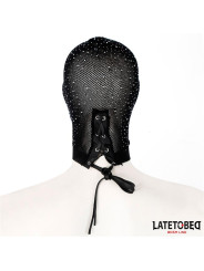 Máscara Rejilla con Brillantes y Lazo Ajustable