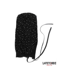 Máscara Rejilla con Brillantes y Lazo Ajustable