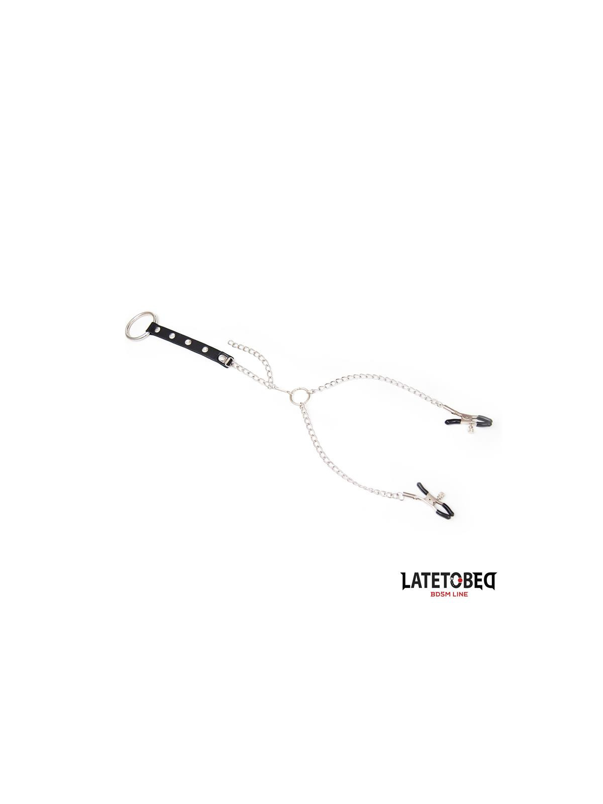 Pinzas Pezones con Anillo para Pene Talla Única