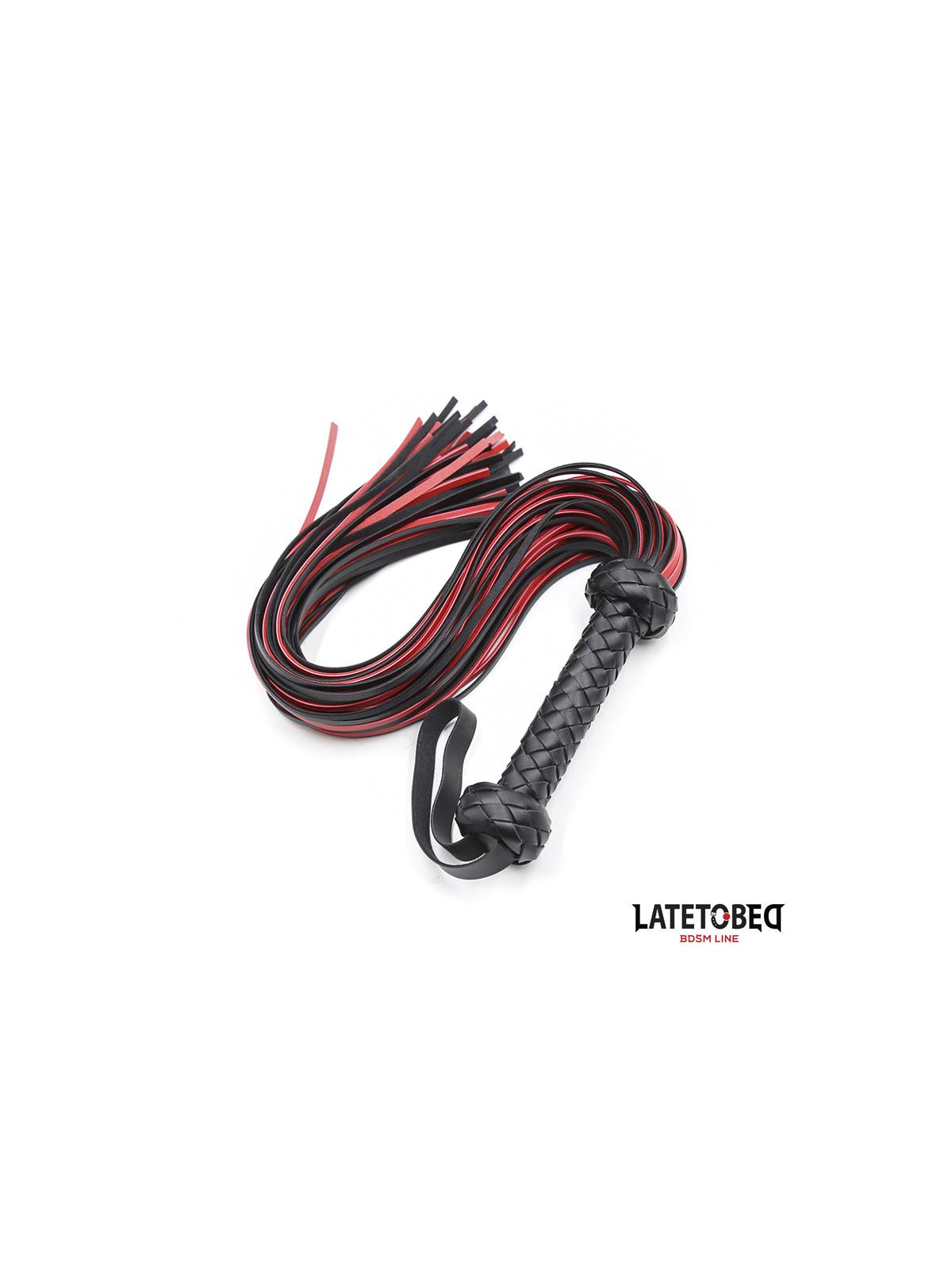 Flogger 65cm Negro y Rojo
