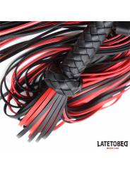 Flogger 65cm Negro y Rojo
