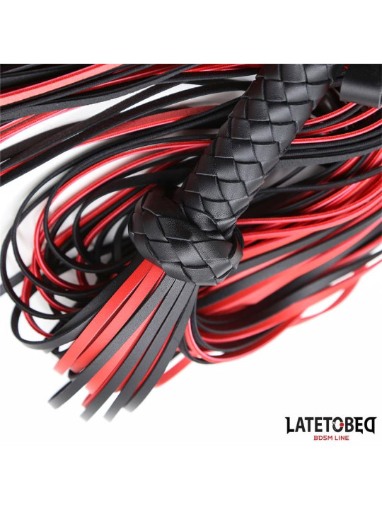 Flogger 65cm Negro y Rojo