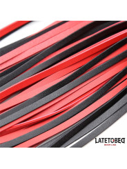 Flogger 65cm Negro y Rojo