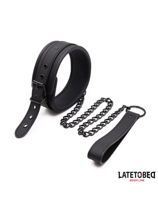 Set Collar y Correa Neopreno Negro