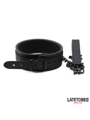 Set Collar y Correa Neopreno Negro