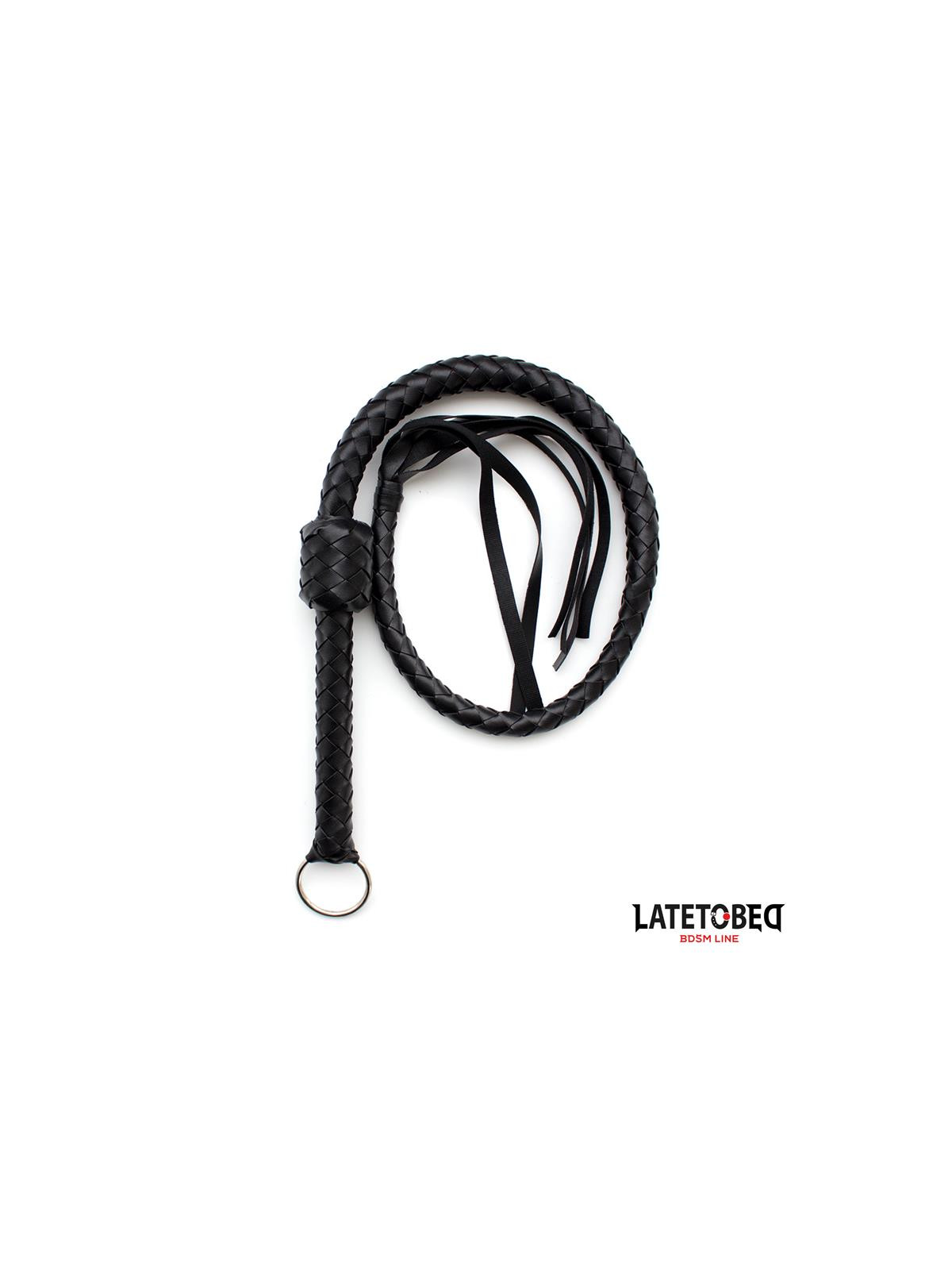 Látigo Trenzado Negro 116cm