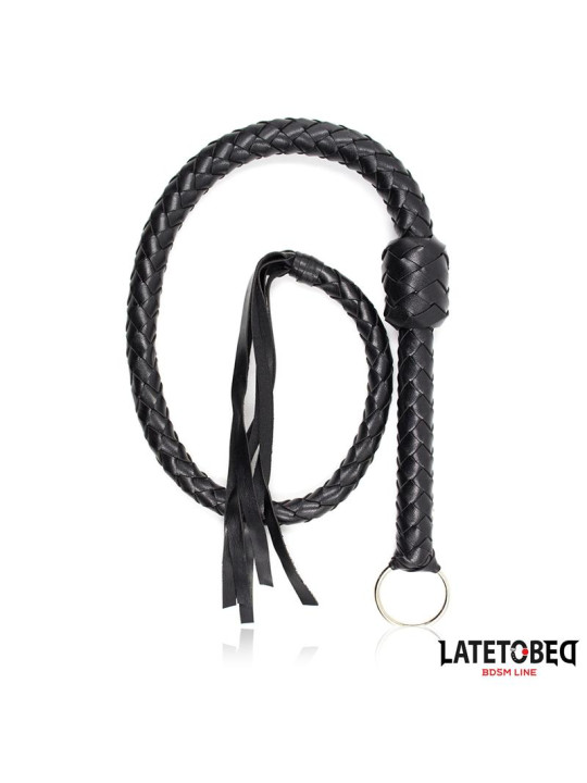Látigo Trenzado Negro 116cm