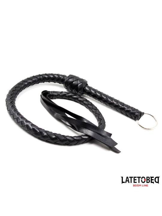 Látigo Trenzado Negro 116cm