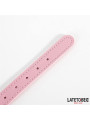 Collar con Cascabel Ajustable Rosa