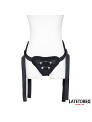 Arnés Strap On Encaje con Anillo Silicona Ajustable