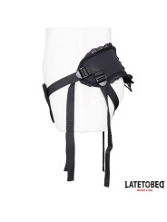 Arnés Strap On Encaje con Anillo Silicona Ajustable