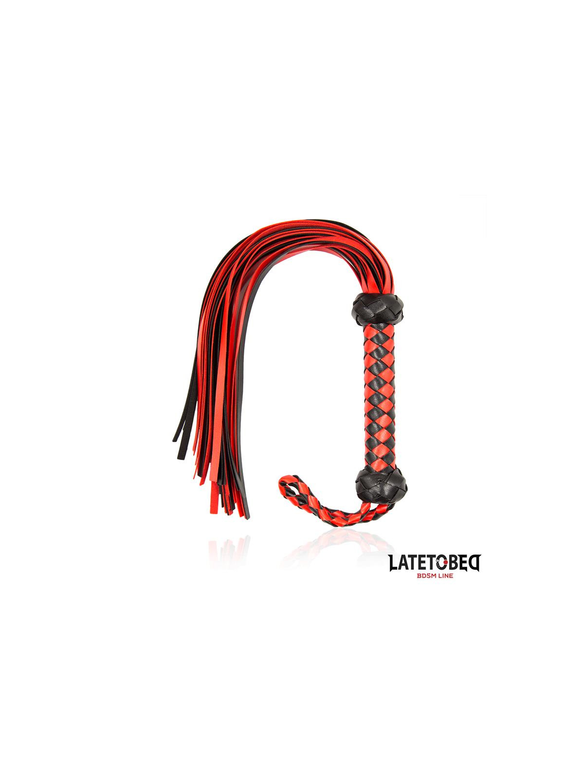 Flogger Rojo y Negro 50cm