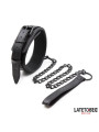 Collar y Correa Neopreno Negro