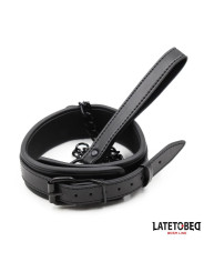 Collar y Correa Neopreno Negro