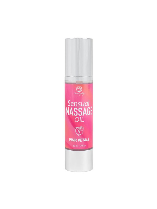Aceite de Masaje Sensual Pétalos Rosa 50 ml.