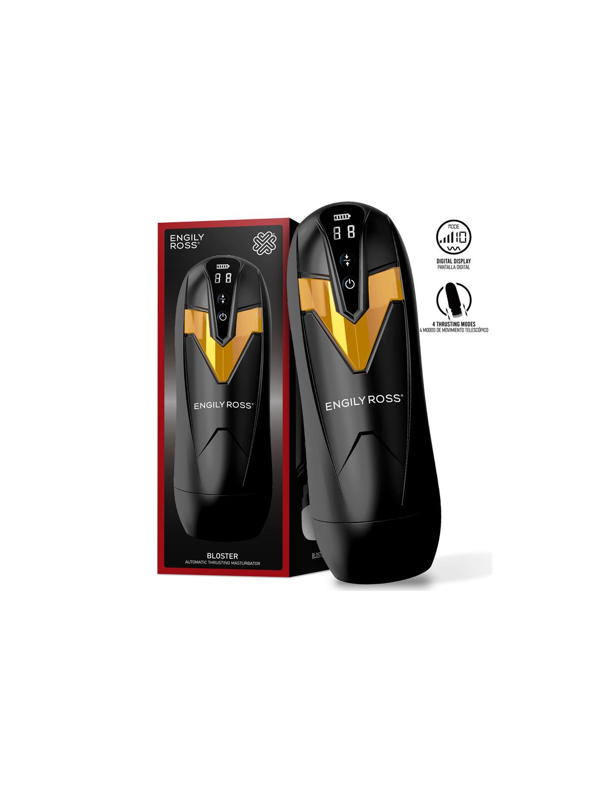 Bloster Masturbador Masculino Automático con Thrusting