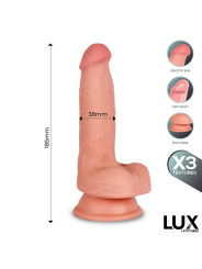 Hans Dildo Triple Densidad con Testículos 7.2