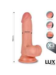 Brant Dildo Triple Densidad con Testículos 7.6