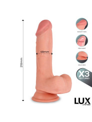 Max Dildo Triple Densidad con Testículos 8.2