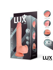 Max Dildo Triple Densidad con Testículos 8.2