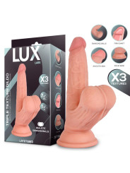 Lars Dildo Triple Densidad con Testículos Oscilantes 7.6