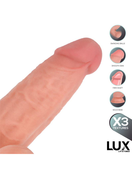 Lars Dildo Triple Densidad con Testículos Oscilantes 7.6