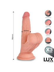 Lars Dildo Triple Densidad con Testículos Oscilantes 7.6