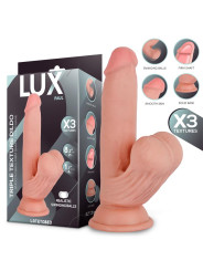 Paul Dildo Triple Densidad con Testículos Oscilantes 8.2