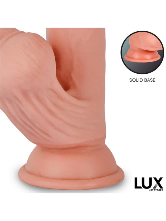 Paul Dildo Triple Densidad con Testículos Oscilantes 8.2