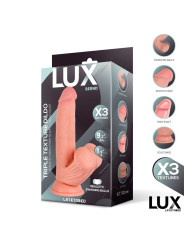 Bernd Dildo Triple Densidad con Testículos Oscilantes 9.2