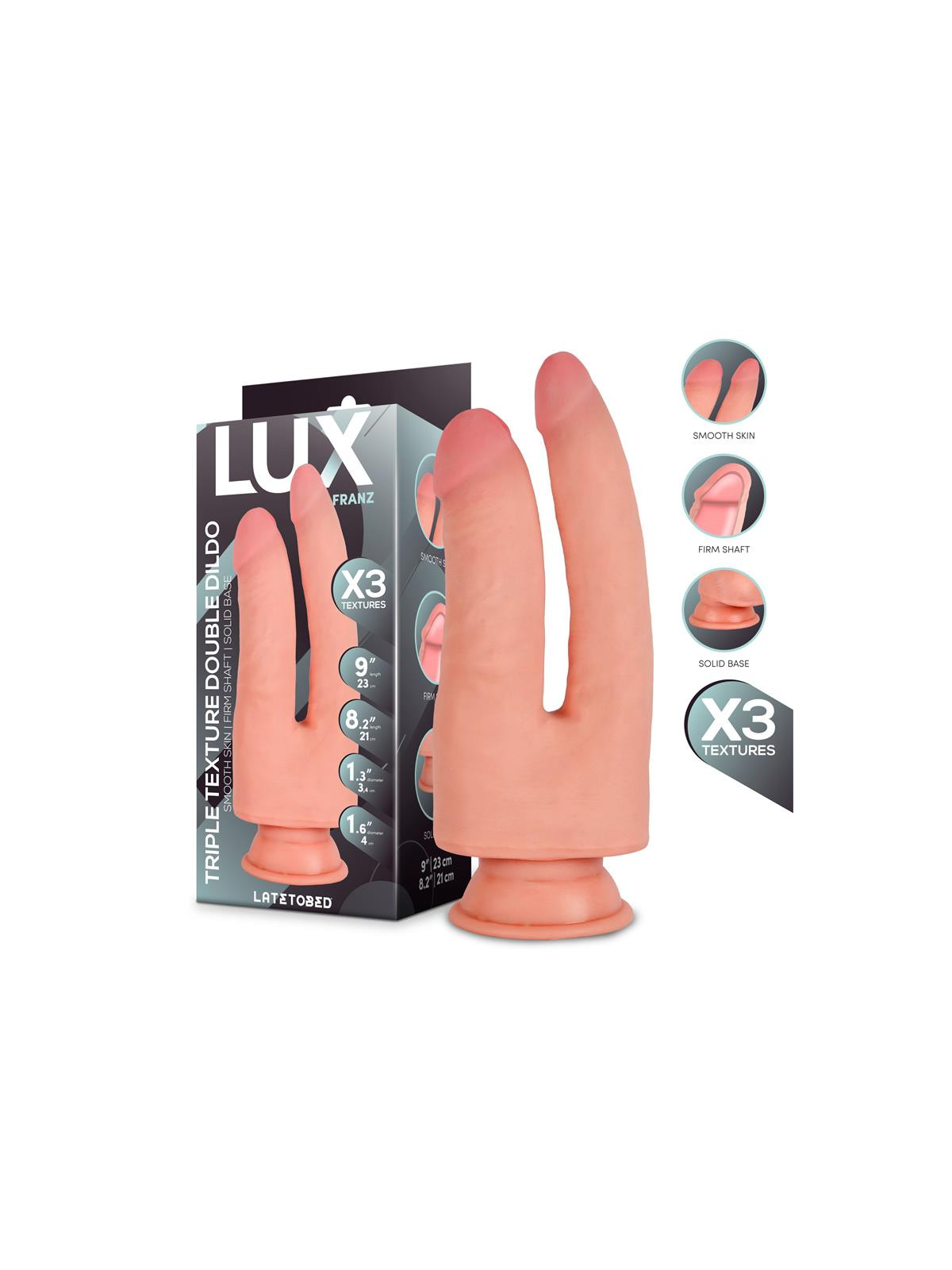 Franz Dildo Doble Triple Densidad 8.2 - 9