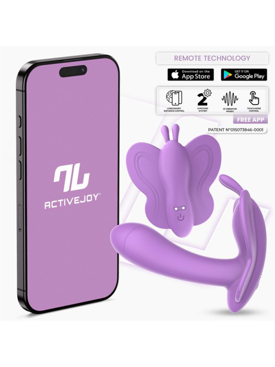 Wingy Estimulador Mariposa con APP Lavanda