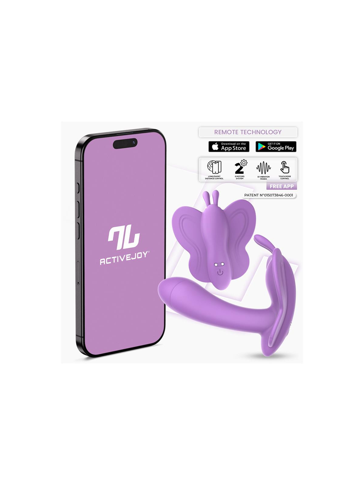 Wingy Estimulador Mariposa con APP Lavanda