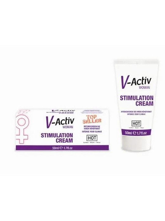 Hot V-Activ Stimulation Crema Estimuladora Femenina 50 ml