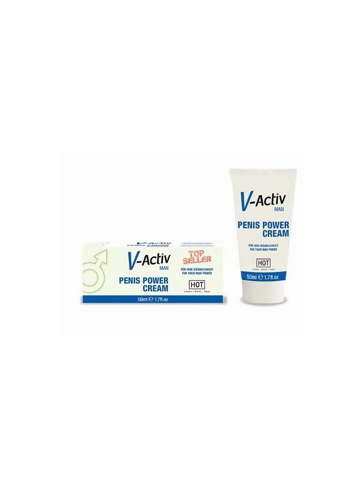 Hot V-Activ Penis Power Crema Potenciadora para Hombre 50 ml