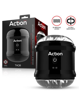 Thor Masturbador con Vibración Doble Orificio