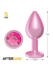 Plug Anal Anodizado Rosa con Joya Talla S